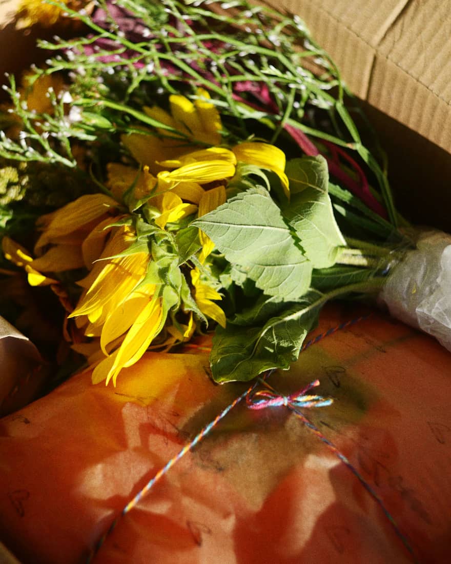 Sunflower Gift Crate